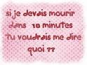 TU VOUDRAI ME DIRE QUOI??